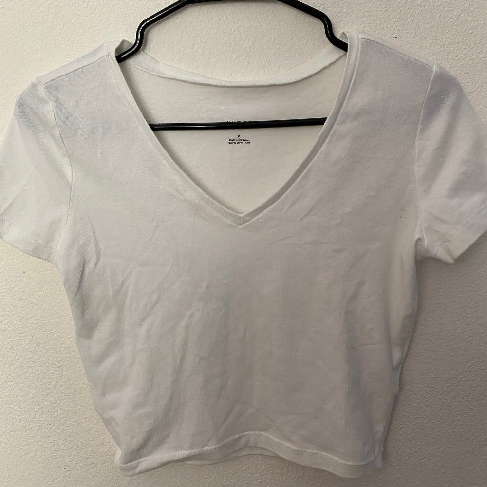 Wild Fable White Tight Top